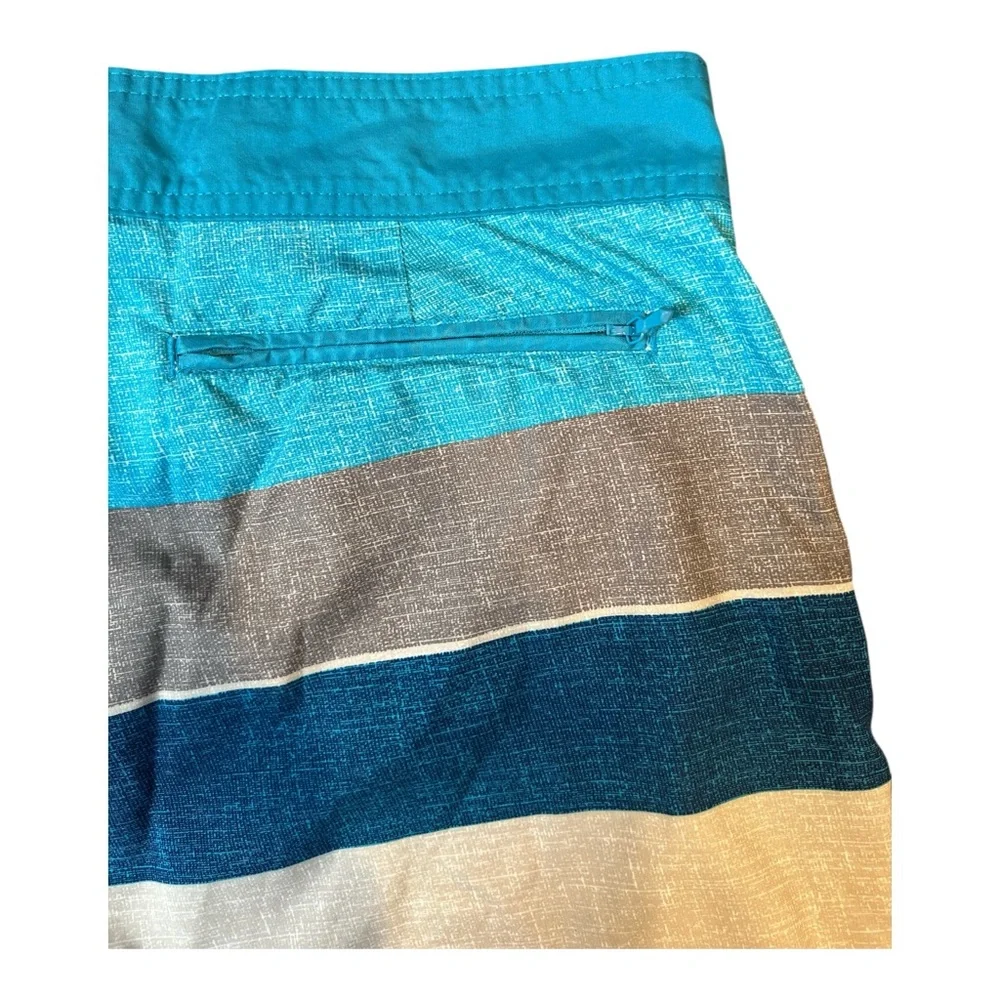 Old Navy Men’s Swim Board Shorts Color‎ Blue & Gray Size Large